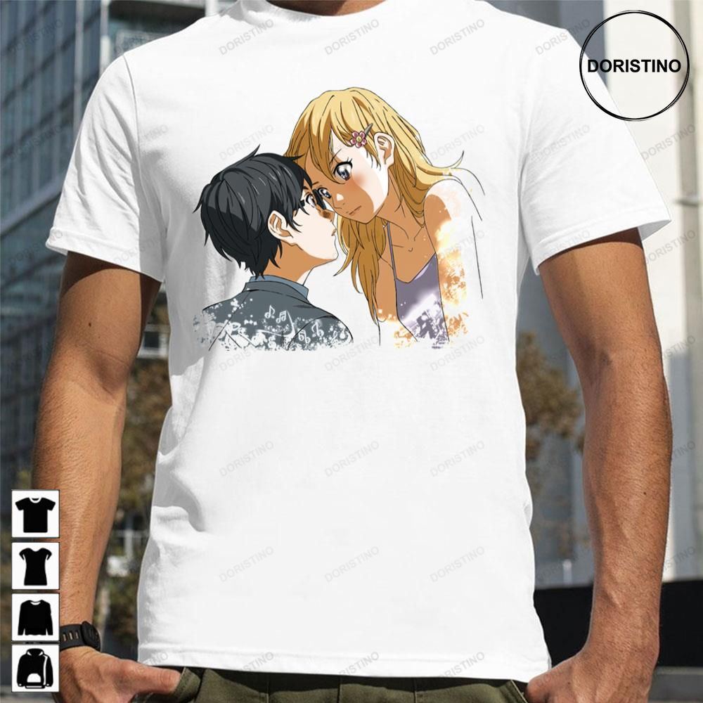 Shigatsu Wa Kimi No Uso Your Lie In April Relaxed Fit Awesome Shirts